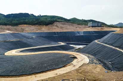 填埋場(chǎng)工地